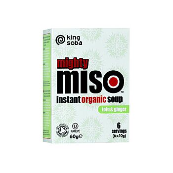 King Soba - Org Miso Soup Tofu Ginger (60g)