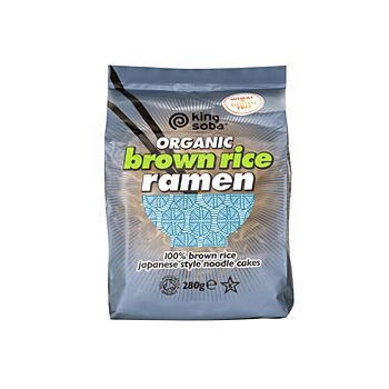 King Soba - Org 4 Pk Brn Rice Ramen Noodle (280g)