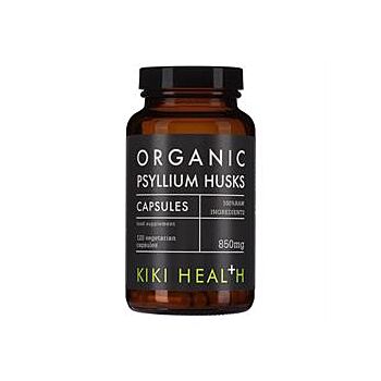 KIKI Health - Organic Psyllium Husks (120vegicaps)