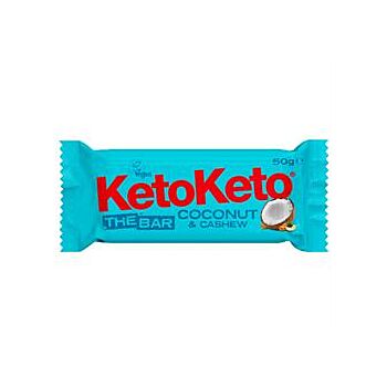 KetoKeto - Coconut & Cashew Keto Bar (50g)