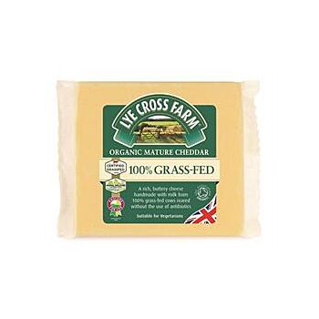 Lye Cross Farm - Organic 100% Grass-Fed Cheddar (200g)