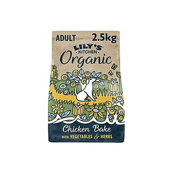 Lilys Kitchen - Organic Chicken Bake Dry Food (2.5kg)
