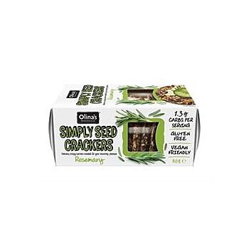 Olinas Bakehouse - GF Rosemary Seed Crackers (80g)