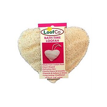 LoofCo - Bath-Time Loofah Heart (1pads)