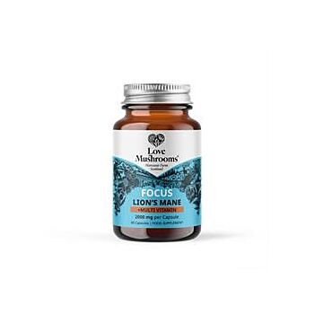 Love Mushrooms - Focus Lions Mane Multivitamin (60 capsule)