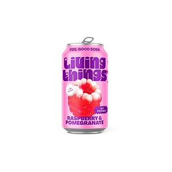 Living Things - Raspberry & Pomegranate Soda (330ml)