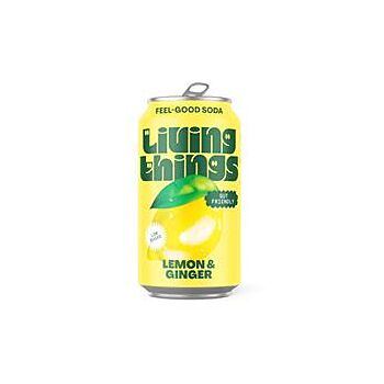 Living Things - Lemon & Ginger Soda (330ml)