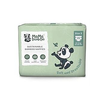 Mama Bamboo - Eco Nappies - Size 3 (28unit)