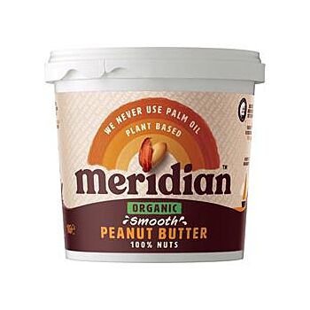 Meridian - Org Smooth Peanut Butter 100% (1000g)