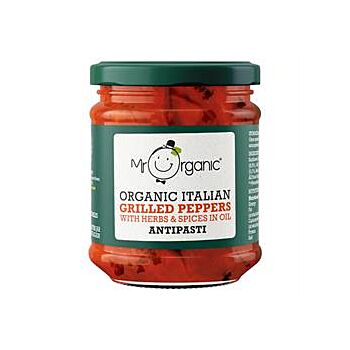 Mr Organic - Org Grilled Peppers Antipasti (190g)