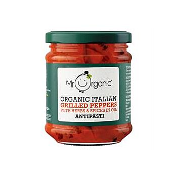 Mr Organic - Grilled Peppers Antipasti (190g)