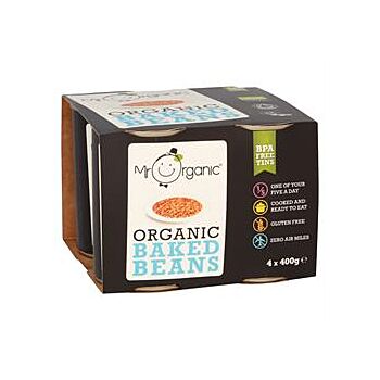 Mr Organic - Baked Beans 4 pack (4 X 400gpack)
