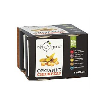 Mr Organic - Chick Peas (4 pack) (4 X 400gpack)