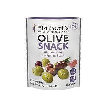 Mr Filberts - Mixed Olives Rosemary & Garlic (50g)