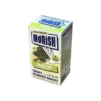 Morish Snacks - Organic Olive Oil SeaweedSnack (5pack)