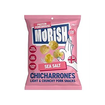 Morish Snacks - Pork Chicharrones Sea Salt (25g)