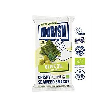 Morish Snacks - Organic Olive Oil Seaweed (4g)