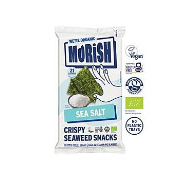 Morish Snacks - Organic Sea Salt Seaweed Snack (4g)