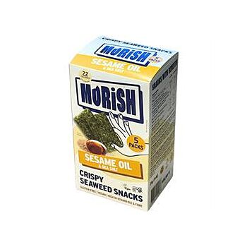 Morish Snacks - Crispy Sesame Oil Seaweed (5pack)
