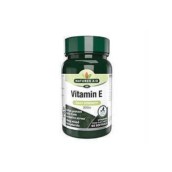 Natures Aid - Vitamin E 200iu (60 capsule)