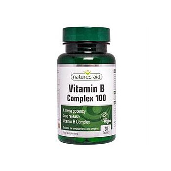 Natures Aid - Vitamin B Complex 100mg TR (30 tablet)