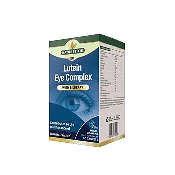 Natures Aid - Lutein Complex with Bilberry (90 tablet)