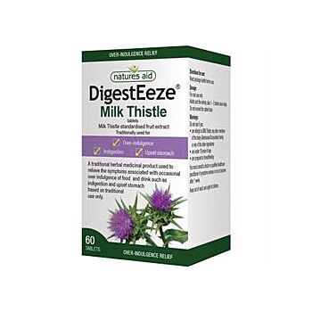 Natures Aid - DigestEeze Milk Thistle 150mg (60 tablet)
