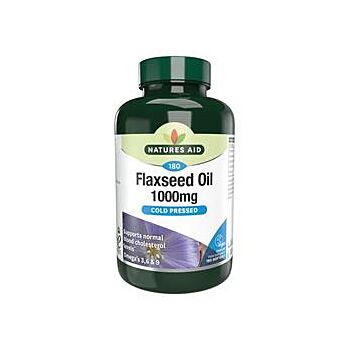 Natures Aid - Flaxseed Oil 1000mg (180 capsule)
