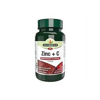 Natures Aid - Zinc Lozenges (Peppermint) (30 tablet)