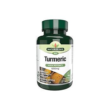 Natures Aid - Turmeric 8200mg (High Potency) (60 capsule)
