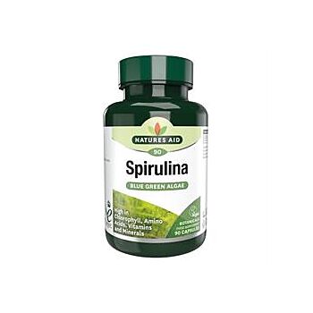 Natures Aid - Spirulina 500mg (90 capsule)