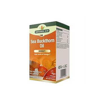 Natures Aid - Omega-7 Sea Buckthorn Oil (60 capsule)