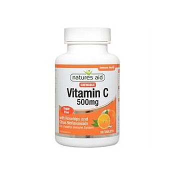 Natures Aid - Vitamin C 500mg Sugar Free Che (50 tablet)