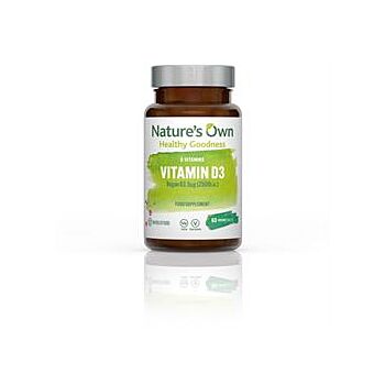 Natures Own - Vegan Vitamin D3 62.5g 2500iu (60 tablet)