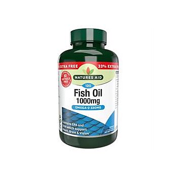 Natures Aid Promo Packs - Fish Oil 1000mg (120 tablet)