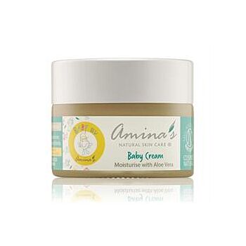 Amina's Natural Skincare - Natural Aloe Vera Baby Cream (50ml)