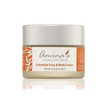 Amina's Natural Skincare - Org Calendula Face &Body Cream (50ml)
