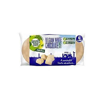 Natures Store - Belgian White Choc Rice Cakes (100g)