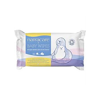 Natracare - Organic Baby Wipes (50wipes)