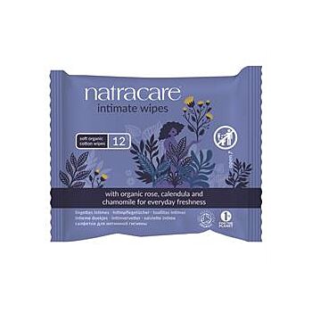 Natracare - Org Cotton Intimate Wipes (12wipes)