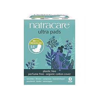 Natracare - Ultra Pads Reg with Wings (14pieces)