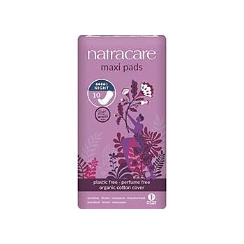 Natracare - Maxi Pads Night Time (10 box)