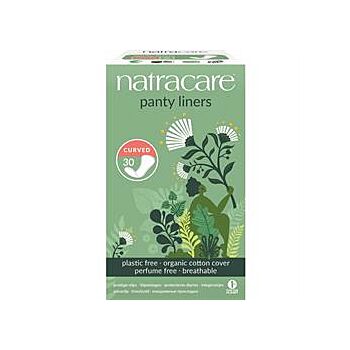 Natracare - Natural Pantyliners Curved (30pieces)