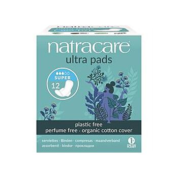Natracare - Ultra Pads Super with Wings (12pieces)