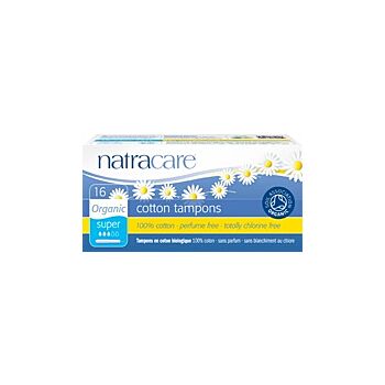 Natracare - Org Applicator Tampons Super (16pieces)