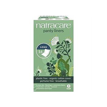 Natracare - Panty Liners Long Wrapped (16pieces)