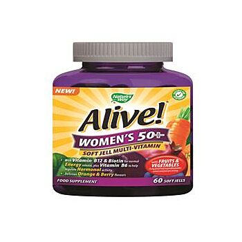 Nature's Way - Alive! Women`s 50+ Soft Jell (60chewables)