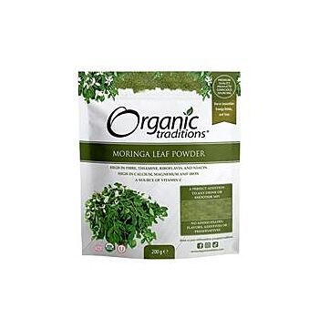 Organic Traditions - Moringa Leaf Powder (200g)