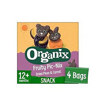 Organix - Pic-Nix Dried Plum & Carrot (4 x 17g box)