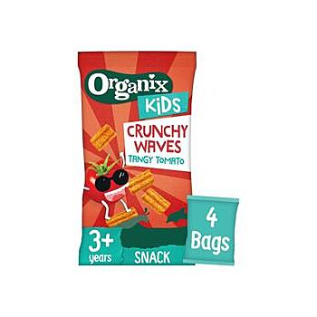 Organix - KIDS Tangy Tomato Crunchy Wave (4 x 14gbag)